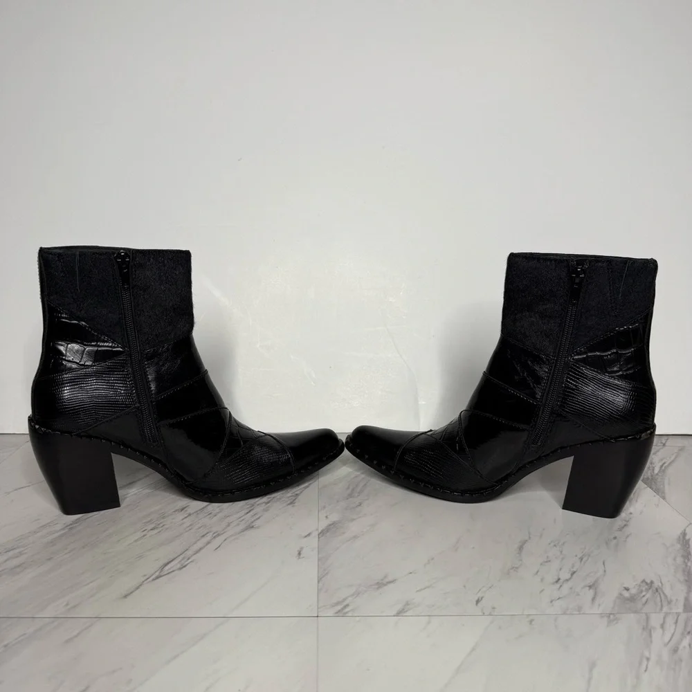 Jeffrey Campbell Caballeros Black Western Boot 6
